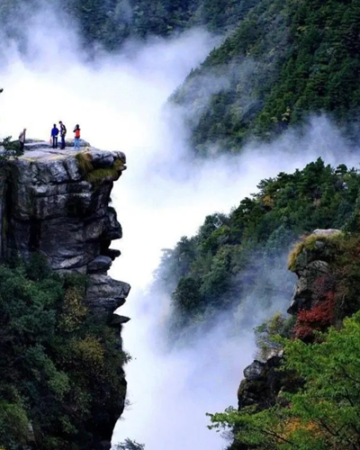 Mountain hiking